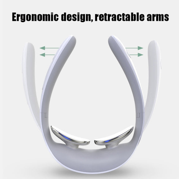 JKP LG-A3 Cervical Vertebra Massager Mini Folding  Meridian Neck Protection Physiotherapy, Size: 159x129x61.5 mm(Gray)