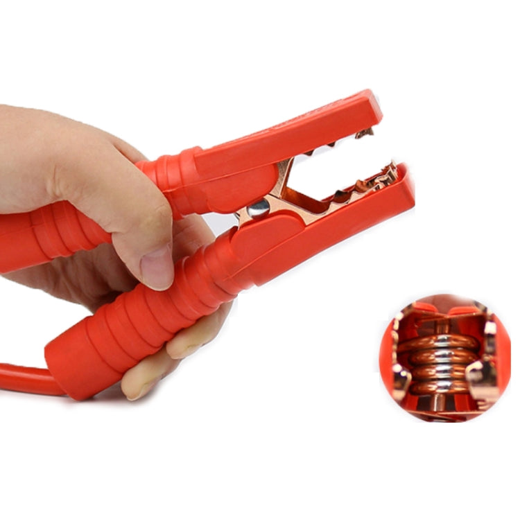 1000A  Insulated Car Battery Cord Alligator Clip Pure Copper Battery Clip Car Ignition Wire - Booster Cable & Clip by PMC TechLife | Online Shopping South Africa | PMC TechLife | Buy Now Pay Later Mobicred