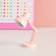 3 PCS Mini LED Desk Lamp Folding Portable Night Light Magnetic Eye Protection Desk Lamp(LD02-Pink)