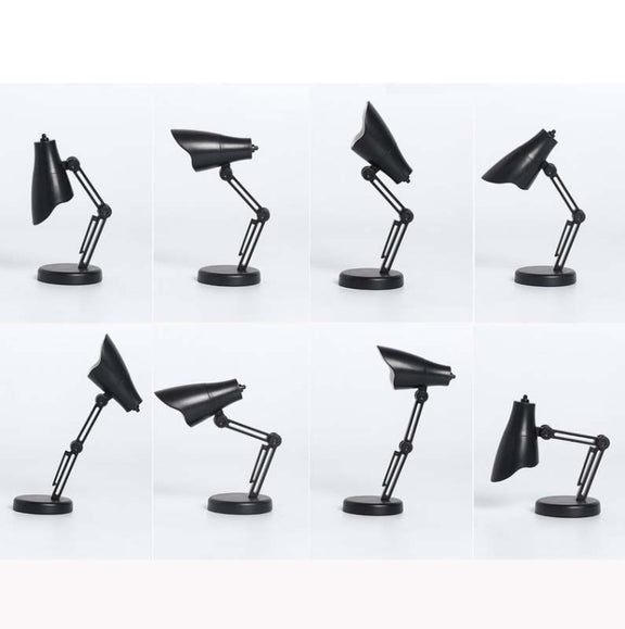3 PCS Mini LED Desk Lamp Folding Portable Night Light Magnetic Eye Protection Desk Lamp(LD02-Black)
