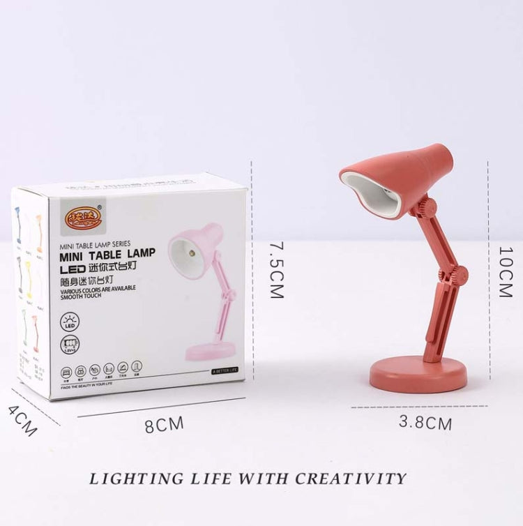 3 PCS Mini LED Desk Lamp Folding Portable Night Light Magnetic Eye Protection Desk Lamp(LD01-Green)