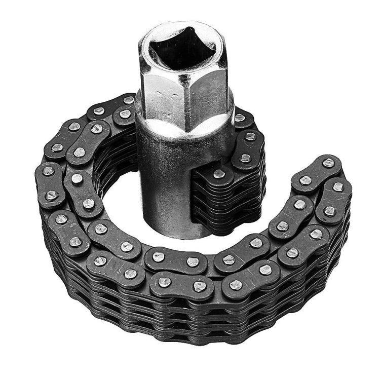 Oil Filter Chain Wrench Spanner Remover Adjustable Auto Repair Tool (44 Sections) - Hand Tool Sets by PMC TechLife | Online Shopping South Africa | PMC TechLife | Buy Now Pay Later Mobicred