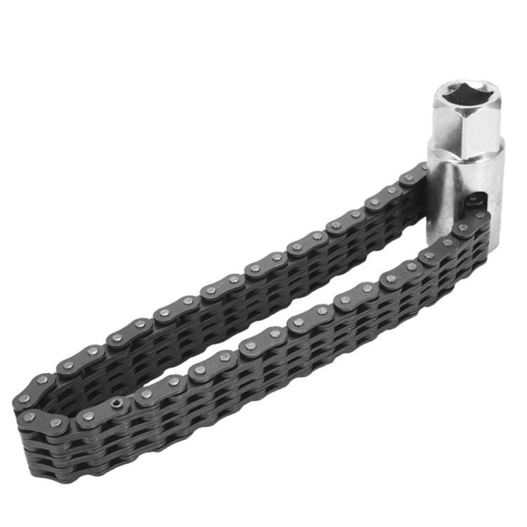 Oil Filter Chain Wrench Spanner Remover Adjustable Auto Repair Tool (44 Sections) - Hand Tool Sets by PMC TechLife | Online Shopping South Africa | PMC TechLife | Buy Now Pay Later Mobicred