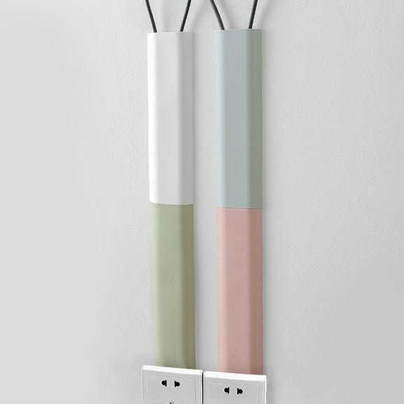 BF1805 5 PCS Plastic Concealed Cable Stick-On Cable Management Box(Pink)
