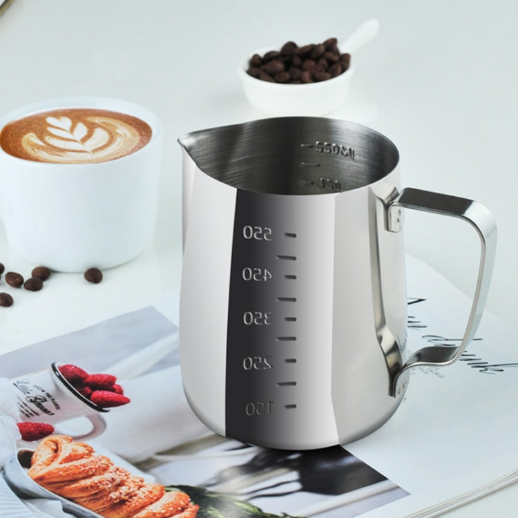 1000ml 304 Stainless Steel Pointed Mouth Etched Cup Graduated Measuring Cup Milk Foam Cup Coffee Pot - Coffee Machine & Accessories by PMC TechLife | Online Shopping South Africa | PMC TechLife | Buy Now Pay Later Mobicred