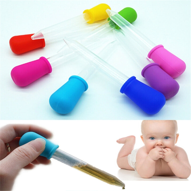 3 PCS 5ML Clear Silicone Small Plastic Feeding Medicine Liquid Graduated Pipette Dropper, Size: 12 x 2cm - Baby Care by PMC TechLife | Online Shopping South Africa | PMC TechLife | Buy Now Pay Later Mobicred