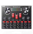 V8S Sound Card Mobile Phone Computer Anchor Live K Song Recording Microphone, Specification: English Version - Microphone by PMC TechLife | Online Shopping South Africa | PMC TechLife | Buy Now Pay Later Mobicred
