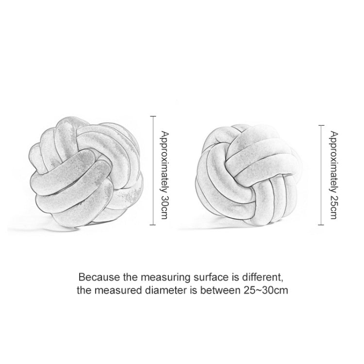 Hand-Made Knotted Ball Pillow, Size: Diameter: 25~30cm(Ma Xing) - free shipping - PMC TechLife - Order now!