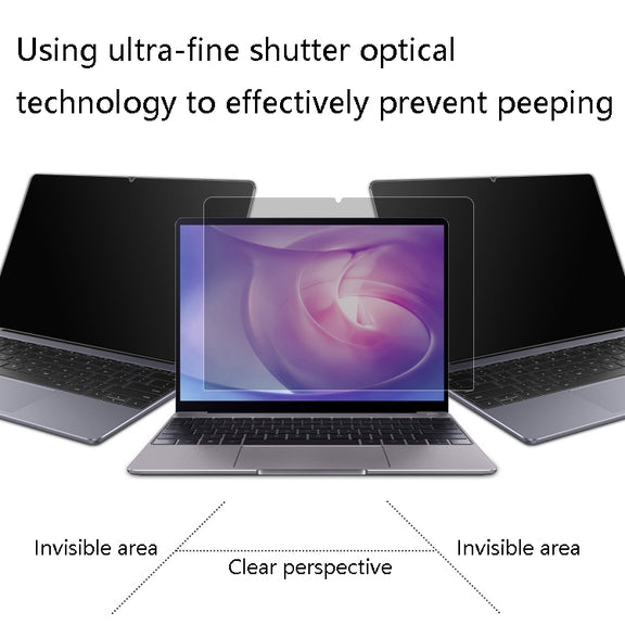 Laptop Anti-Peep Film Anti-Peeping Matte Reflective Screen Protective Film For Huawei MateBook X 13 inch (No Glue)