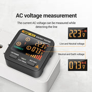 ANENG AC11 Multifunctional Digital Display Socket Tester Electrical Ground Wire Tester(US Plug)