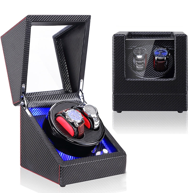 Watch Shaker Automatic Mechanical Watch Rotating Motor Winding Box, US / EU / UK Plug(Pure Carbon Fiber Pattern) - free shipping - PMC TechLife - Order now!