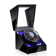 Watch Shaker Automatic Mechanical Watch Rotating Motor Winding Box, US / EU / UK Plug(All Black) - free shipping - PMC TechLife - Order now!