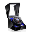 Watch Shaker Automatic Mechanical Watch Rotating Motor Winding Box, US / EU / UK Plug(Black Carbon Fiber Texture) - free shipping - PMC TechLife - Order now!