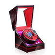 Watch Shaker Automatic Mechanical Watch Rotating Motor Winding Box, US / EU / UK Plug(Ebony Red) - free shipping - PMC TechLife - Order now!