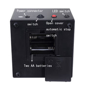 Watch Shaker Automatic Mechanical Watch Rotating Motor Winding Box, US / EU / UK Plug(Black Carbon Fiber Texture)