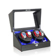 Electric Motor Rotating Watch Box Automatic Mechanical Watch Shaker, US / EU / UK Plug(Pure Carbon Fiber) - free shipping - PMC TechLife - Order now!