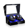 Electric Motor Rotating Watch Box Automatic Mechanical Watch Shaker, US / EU / UK Plug(All Black) - free shipping - PMC TechLife - Order now!