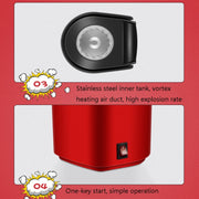 Household Electric Popcorn Machine Blow Mini Popcorn Bagging Machine, Product specifications: US Plug 110V