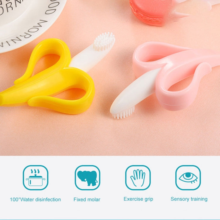 Newborn Baby Banana Silicone Teether Bite(Blue) - Baby Toys by PMC TechLife | Online Shopping South Africa | PMC TechLife
