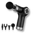 Fascia Gun Pocket Electric Shock Gun  Muscle Massage Gun, Specification: Folding (Black) - free shipping - PMC TechLife - Order now!