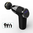 Fascia Gun Pocket Electric Shock Gun  Muscle Massage Gun, Specification: LCD Screen 20-speed (Black) - free shipping - PMC TechLife - Order now!