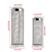 Stainless Steel Water Inlet Protective Cover Fish Tank Aquarium Filter Water Inlet Suction Filter Cover, Specification: White 16mm