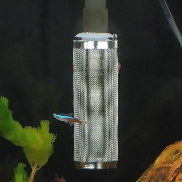 Stainless Steel Water Inlet Protective Cover Fish Tank Aquarium Filter Water Inlet Suction Filter Cover, Specification: White 16mm