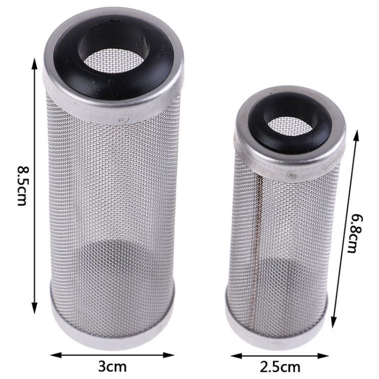 Stainless Steel Water Inlet Protective Cover Fish Tank Aquarium Filter Water Inlet Suction Filter Cover, Specification: Black 16mm
