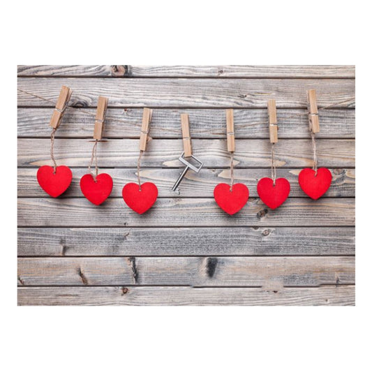 2.1m x 1.5m Valentines Day Personality Photo Photography Background Cloth(025) - free shipping - PMC Jewellery - Order now!
