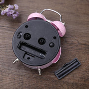 2 PCS Children Creative Cartoon Owl Super Ring Metal Bell Student Alarm Clock(Gray)