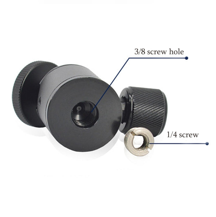 BH-900 Mini Desktop Aluminum Alloy Tripod Mini Ball Head 360 Degree Pan 90 Degree Tilt Tripod