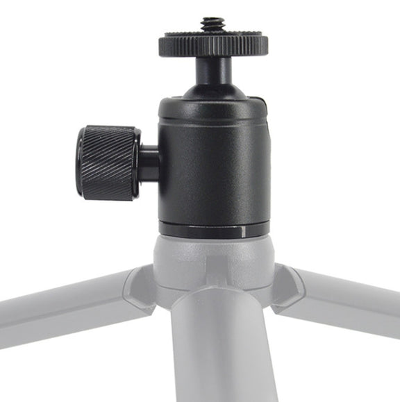 BH-904 Mini Desktop Aluminum Alloy Tripod Mini Ball Head 360 Degree Pan 90 Degree Tilt Tripod