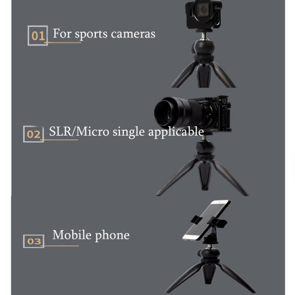 YJ-003 Desktop Tripod Holder Adjusting Selfie Live Stand