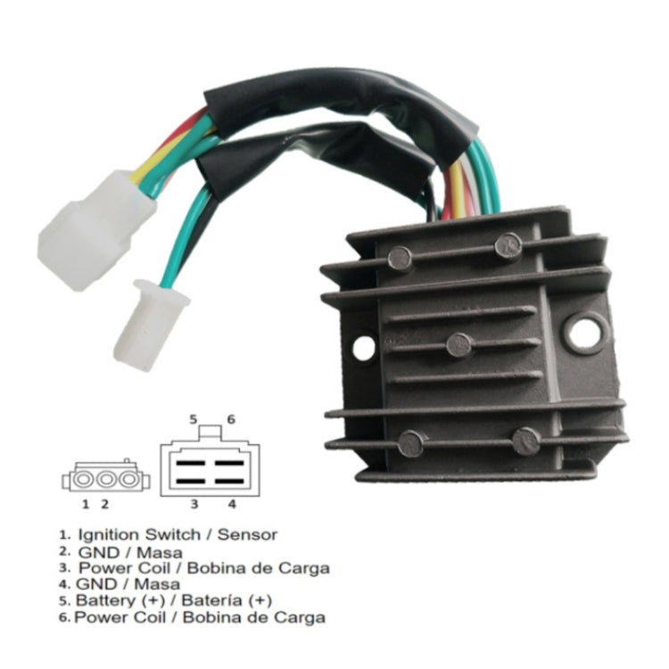 2006.24 Motorcycle Rectifier For Kart / High Truck / Small Race / Go-Kart 150 6.000.124-GTS - Voltage Stabilizer by PMC TechLife | Online Shopping South Africa | PMC TechLife | Buy Now Pay Later Mobicred