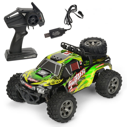 MGRC Charging Remote Control Car 2.4G Wireless Remote Control Four-Way Cross-Country Climbing Car 1:18 Car Model(Green) - RC Cars by MGRC | Online Shopping South Africa | PMC Jewellery | Buy Now Pay Later Mobicred