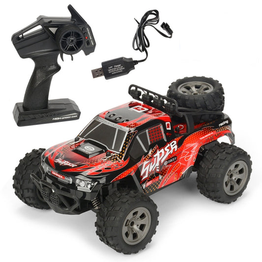 MGRC Charging Remote Control Car 2.4G Wireless Remote Control Four-Way Cross-Country Climbing Car 1:18 Car Model(Red) - RC Cars by MGRC | Online Shopping South Africa | PMC Jewellery | Buy Now Pay Later Mobicred