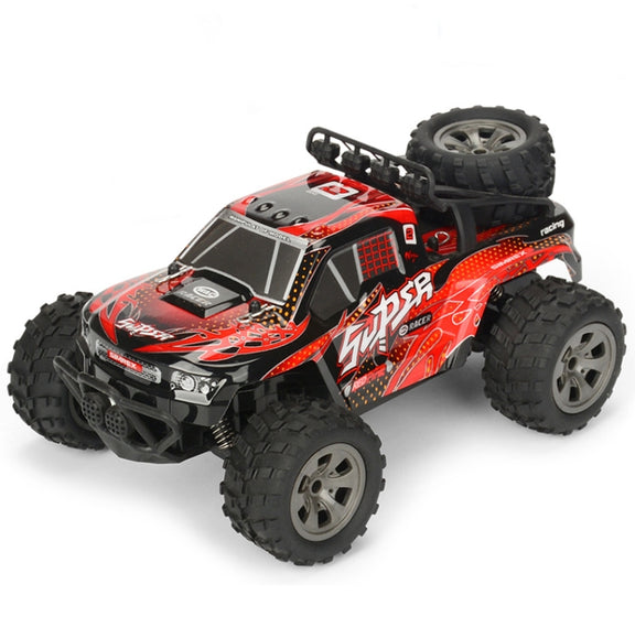 MGRC Charging Remote Control Car 2.4G Wireless Remote Control Four-Way Cross-Country Climbing Car 1:18 Car Model(Red)