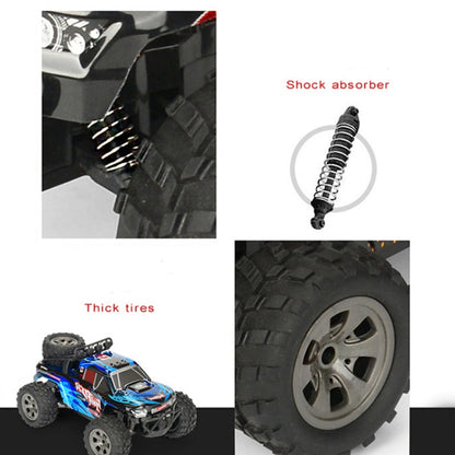 MGRC Charging Remote Control Car 2.4G Wireless Remote Control Four-Way Cross-Country Climbing Car 1:18 Car Model( Gray Blue) - RC Cars by MGRC | Online Shopping South Africa | PMC Jewellery | Buy Now Pay Later Mobicred