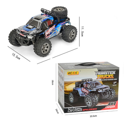 MGRC Charging Remote Control Car 2.4G Wireless Remote Control Four-Way Cross-Country Climbing Car 1:18 Car Model( Gray Blue) - RC Cars by MGRC | Online Shopping South Africa | PMC Jewellery | Buy Now Pay Later Mobicred