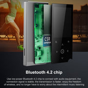 E05 2.4 inch Touch-Button MP4 / MP3 Lossless Music Player, Support E-Book / Alarm Clock / Timer Shutdown, Memory Capacity: 8GB without Bluetooth(Red)