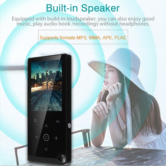 E05 2.4 inch Touch-Button MP4 / MP3 Lossless Music Player, Support E-Book / Alarm Clock / Timer Shutdown, Memory Capacity: 8GB without Bluetooth(Red)