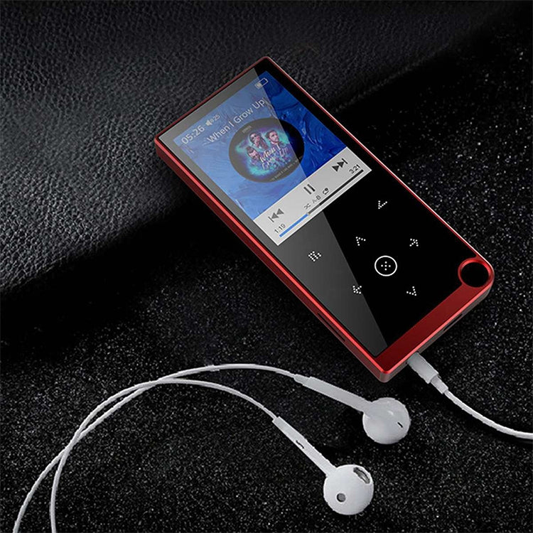 E05 2.4 inch Touch-Button MP4 / MP3 Lossless Music Player, Support E-Book / Alarm Clock / Timer Shutdown, Memory Capacity: 4GB Bluetooth Version(Silver Grey)