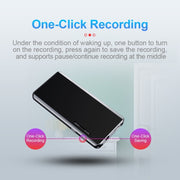 M13 High-Definition Noise Reduction Recorder Music MP4 Player, Support Recording / E-Book / TF Card With Bluetooth (Black), Capacity: 4GB