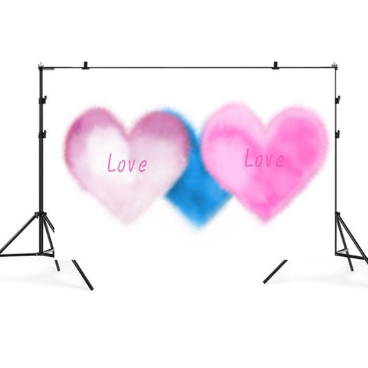 2.1m x 1.5m Valentines Day Photo Party Layout Props Photography Background Cloth(003) - free shipping - PMC Jewellery - Order now!