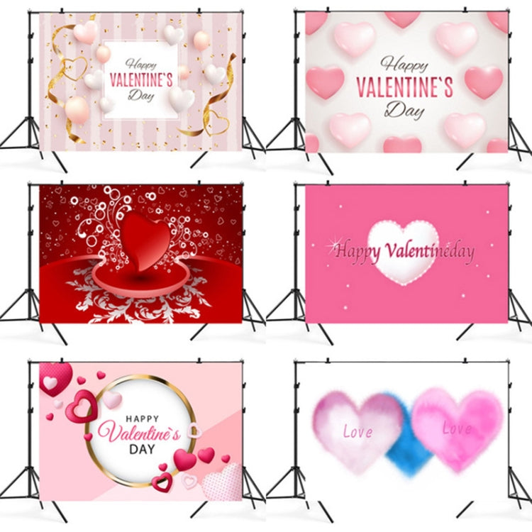 2.1m x 1.5m Valentines Day Photo Party Layout Props Photography Background Cloth(011) - free shipping - PMC Jewellery - Order now!