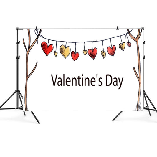 2.1m x 1.5m Valentines Day Photo Party Layout Props Photography Background Cloth(015) - free shipping - PMC Jewellery - Order now!