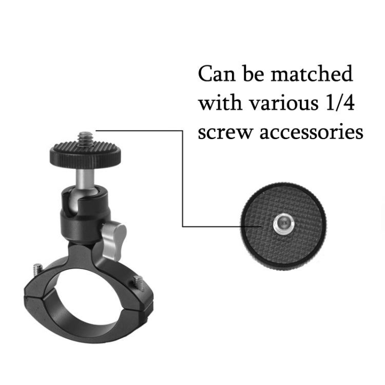 YJ-G2 Cycling Metal Tube Clip 1/4 PTZ Bicyle Bracket Universal Portable Camera Bicycle Clip - Holders by PMC Jewellery | Online Shopping South Africa | PMC Jewellery | Buy Now Pay Later Mobicred