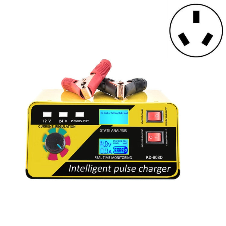 KD-908D Lead-Acid Battery Intelligent Repair Charger Car Battery Charger AU Plug - Battery Charger by PMC TechLife | Online Shopping South Africa | PMC TechLife | Buy Now Pay Later Mobicred