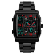 SKMEI 1274  Men Fashion Electronic Watch Multifunctional Outdoor Sports Watch(Red)