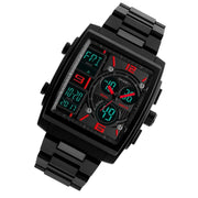 SKMEI 1274  Men Fashion Electronic Watch Multifunctional Outdoor Sports Watch(Red)